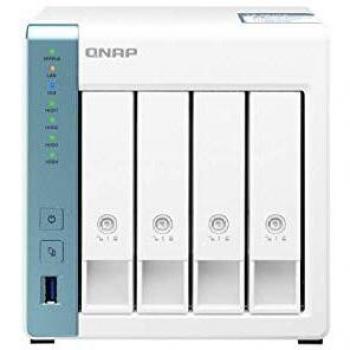 QNAP TS-431P3-2G 4 Bay Desktop NAS Enclosure - With 2.5 GB E Connectivity, 2 GB RAM, Quad-Core 1.7GHz Processor - with 2.5 GB E and Feature-Rich Applications for Home and Office