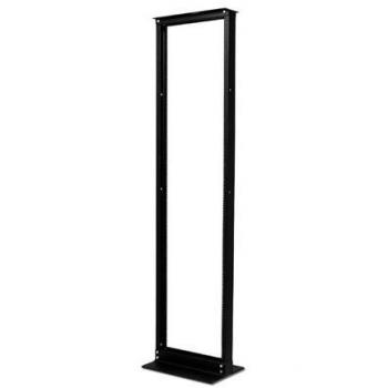 Netshelter 2post Open Rack Black Finish