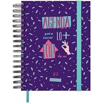 Finocam - Agenda Curso 2020-2021 Cuarto-155x217 1 Día Página Top Morado Español - 192 x 220 mm