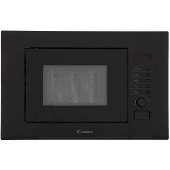 Candy MIC20GDFN Microondas Integrable 20L Apertura Izquierda con Grill Cristal Negro 60cm