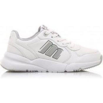 MTNG Mustang Kids Zapatillas Deportivas para Niña Mare Blanco con Cierre de Cordones, Puntera Redonda y Suela Gruesa