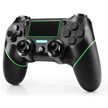 JAMSWALL Mando para PS4, Inalámbrico Controlador para Playstation 4 Wireless Controller Bluetooth Gamepad Joystick con Vibración Doble Jack de Audio de Seis Ejes