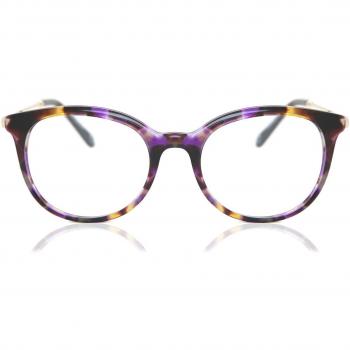 Gafas Anti-Azules Oval Armazón Completo Plástico Purple Lentes Recetadas Para Mujer - SmartBuy Collection