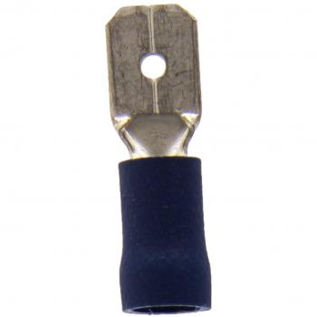 Conector de cables HELLA 8KW 044 288-812 - Azul - De: 1.5mm² - Hasta: 2.5mm² - Plano - 6,3 x 0,8 - Kit de