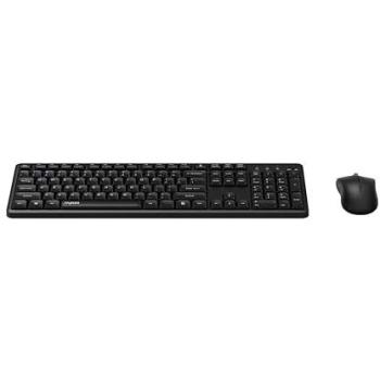 Teclado y Ratón Inalámbricos Rapoo 8150M Español QWERTY Silencioso 1300 PPP 2.4 GHz Negro