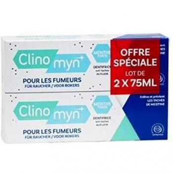 Clinomyn Smokers Toothpaste 2X75ml by Clinomint