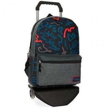 Movom Punk Mochila con Carro Multicolor 31x42x17,5 cms Poliéster 22.79L