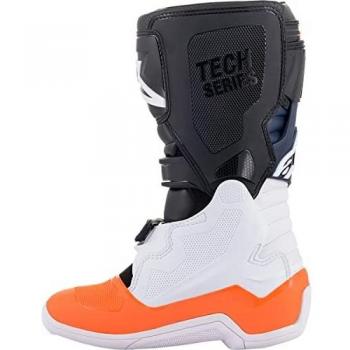 Alpinestars Unisex-Adult 2015017-1241-7 Tech 7S Boots Black/White/Orange Fluo Sz 07, 5 UK