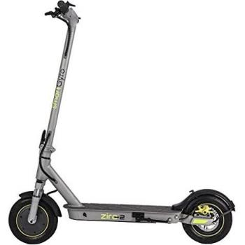 SMARTGYRO Ziro Silver - Patinete Eléctrico Urbano, Motor de 350W 36V, App con Sistema Antirrobo, Suspensiones, Ruedas de 10 Neumáticas, Batería de 8.8 Ah, Vel. máxima de 25 Km/h