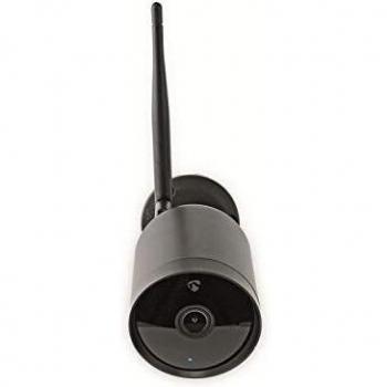 Cámara de Vigilancia Exterior SmartLife Wi-Fi Full HD 1080p IP65 con Sensor de Movimiento, Visión Nocturna, Almacenamiento en Nube/MicroSD y Compatible con Android/iOS - Negra