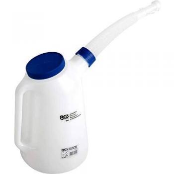 Jarra Medidora de Aceite BGS 5L con Boquilla Flexible y Tapa