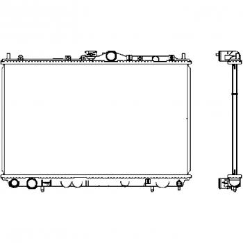 Radiador de motor HELLA 8MK 376 718-541 para refrigeración del motor