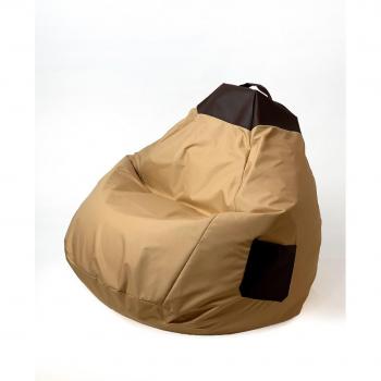 Bolsa Sako Chillout Crema-Marrón XXL 140 x 100 cm