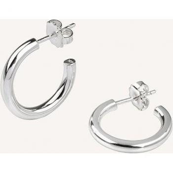 Vidal & Vidal Pendientes de Aro Q2401 3x20mm Chapados en Plata para Mujer