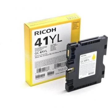 Ricoh GC41YL Cartucho de Tinta de Gel Original Amarillo para SG2100N - 600 Páginas