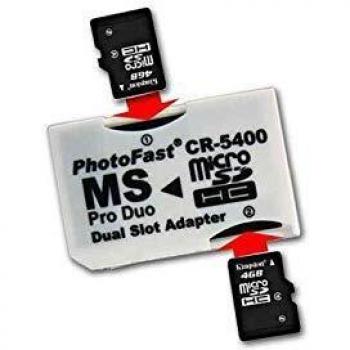 SATYCON Adaptador MICROSD A Memory Stick Pro Duo - Dual