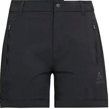 Odlo Shorts Conversion Pantalones Cortos, Mujer, Negro, 48