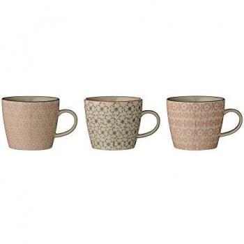 Bloomingville Juego de 3 tazas Cecilia