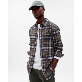 Camisa de franela para hombre de peso medio 100% algodón orgánico - Gap