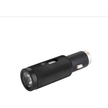 Cargador USB para Auto RealPower 2400 mAh Negro