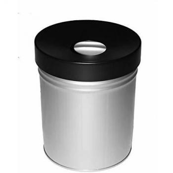 Contenedor de residuos autoextinguible 30 l, gris, HxØ 415 x 344 mm