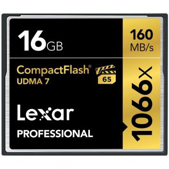 Lexar Professional - Tarjeta de memoria CompactFlash 1066x de 16 GB