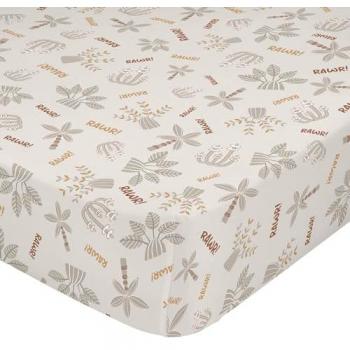 Sábana Bajera Multicolor 100% Algodón HappyFriday MOSHI MOSHI para Maxicuna 70 x 140 x 14 cm