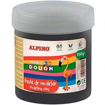 Pasta de modelar Alpino Bote Magic Dough 160 grs rojo