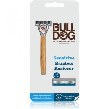 Bulldog Sensitive Bamboo Razor with Spare Razor and Replacement Head