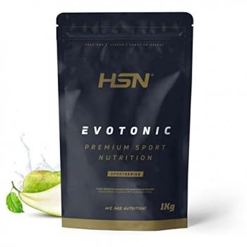 Isotónico en Polvo Evotonic Sabor Pera 1 Kg | Bebida Deportiva con Carbohidratos, Electrolitos, BCAAs y Peptopro | No-GMO, Vegetariano, Sin Gluten