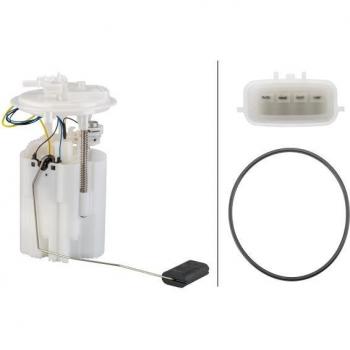 Bomba de combustible HELLA 8TF 358 146-671 - Unidad de alimentación de combustible - eléctrico - 4 polos - con junta/con sensor de nivel