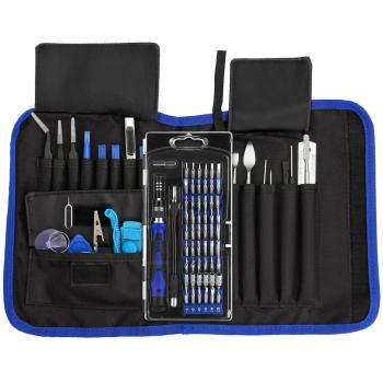 InLife 81 en 1 Juego Destornilladores Precisión Caja de Herramientas Completa con Múltiples Funciones Herramientas de Precisión para Reparar Teléfono Tableta Reloj 81 in 1