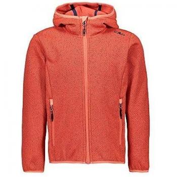 CMP Madchen Strickfleece Jacke mit Kapuze 30H7015 Chaqueta, Niñas, Flamingo, 152