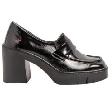 Merceditas de piel para mujer Art Berna 1972 Negros con plataforma de 8 a 10 cm, Casual, Talla 37 EU
