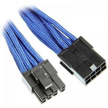 BITFENIX ​​6 + 2-Pin PCIe Extension 45cm - Manga Azul/Negro