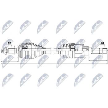 Árbol de transmisión NTY NPW-PE-015 - Alta calidad y durabilidad