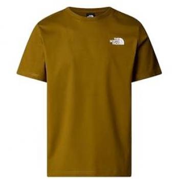 Camiseta The North Face Redbox Verde Muschio/Nero TNF Manga Corta Hombre Tamaño L