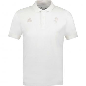 Le Coq Sportif Essentials Paris 2024 N°2 White XL Men's Polo Shirt