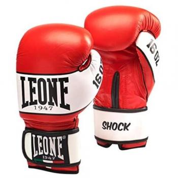 Leone 1947 Shock Combat Gloves Red 16 oz Unisex