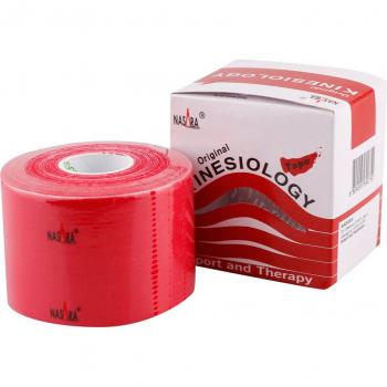 Cinta Kinesiológica Nasara 5cm x 5m Roja