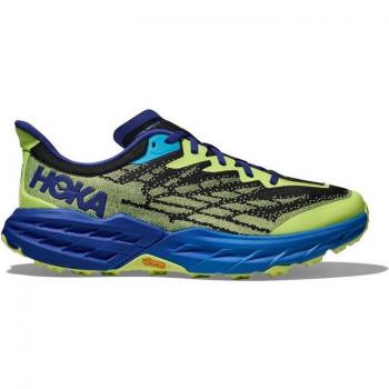 Zapatillas de trail running Hoka Speedgoat 5 para hombre en color verde/azul