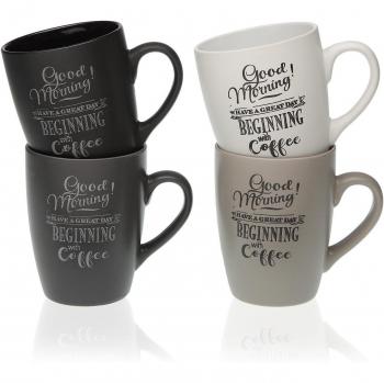 Taza Mug Versa Good Morning Gres (8,1 x 10,5 x 8,1 cm)