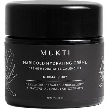 Mukti Organics - Marigold Hydrating Crème 100 ml unisex, crema facial hidratante, tratamiento reparador intensivo