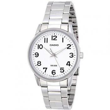 Casio MTP-1303D-7BVDF Standard Men's Watch with Metal Bracelet and Large White Dial