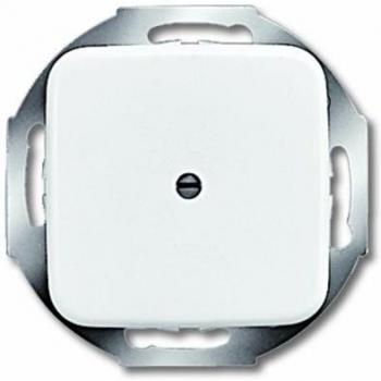 Placa Central Busch-Jaeger 2527-214 Alpinweiß para Salida de Cable con Tragring Reflex SI