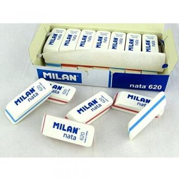MILAN Caja 20 gomas Nata 620 biseladas pequeñas