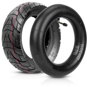 Ruedas Macizas 8.5 para Patinete Eléctrico ANSENI - Neumáticos Antipinchazos de Alta Elasticidad, Compatibles con Xiaomi M365 y Cecotec Serie A