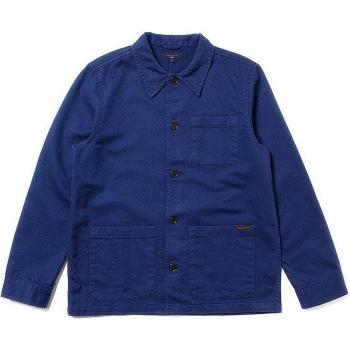 Nudie Jeans Barney Worker Overshirt - Mid Blue - Size L