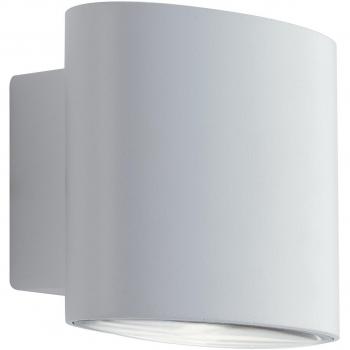 Aplique de jardín Boxter LED exterior blanco, 2 focos Up Down Light, IP44, 700 lm, 4000K, dimensiones 12.9x10x8.5 cm