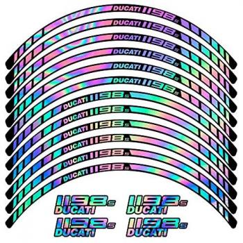 Kit de Pegatinas para Llantas de Moto Ducati 1198S
